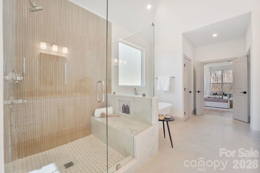 Furnished interior view inside a new home in , Mint Hill (Image 35).