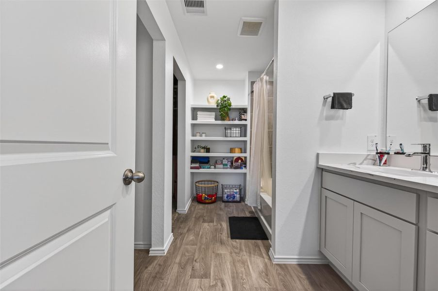 Furnished interior view inside a new home in , Spring (Image 39). Furnished interior view inside a new home in , Spring (Image 39).