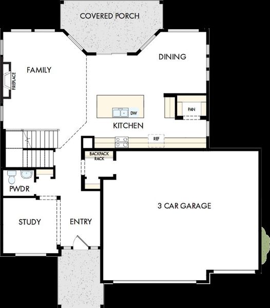 2D floor plan layout of this home in The Aurora Highlands The Vistas, Aurora, CO (Image 2). 2D floor plan layout of this home in The Aurora Highlands The Vistas, Aurora, CO (Image 2).