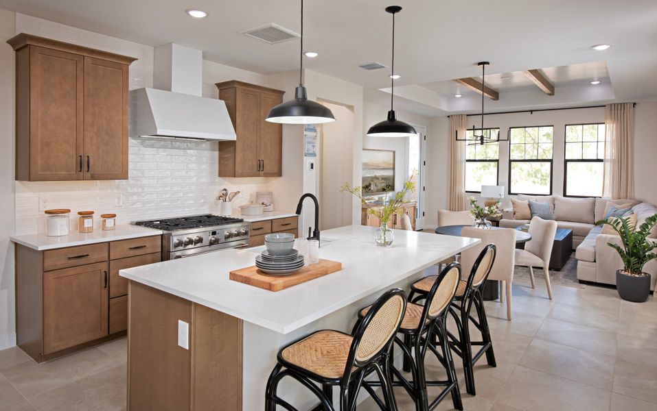 Kitchen with pendant lighting Kitchen with pendant lighting