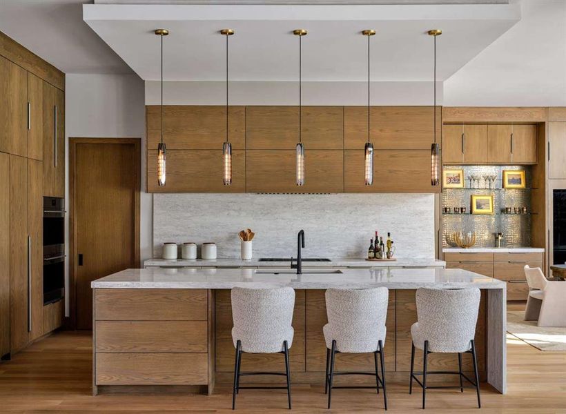 Furnished interior view inside a new home in , Dallas (Image 9).