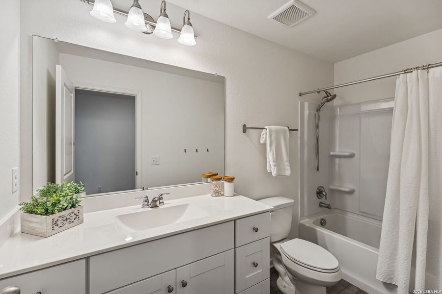 Furnished interior view inside a new home in Liberte, Converse (Image 27). Furnished interior view inside a new home in Liberte, Converse (Image 27).