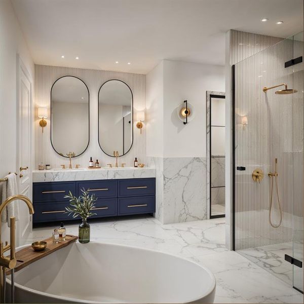 Furnished interior view inside a new home in , Orlando (Image 3).