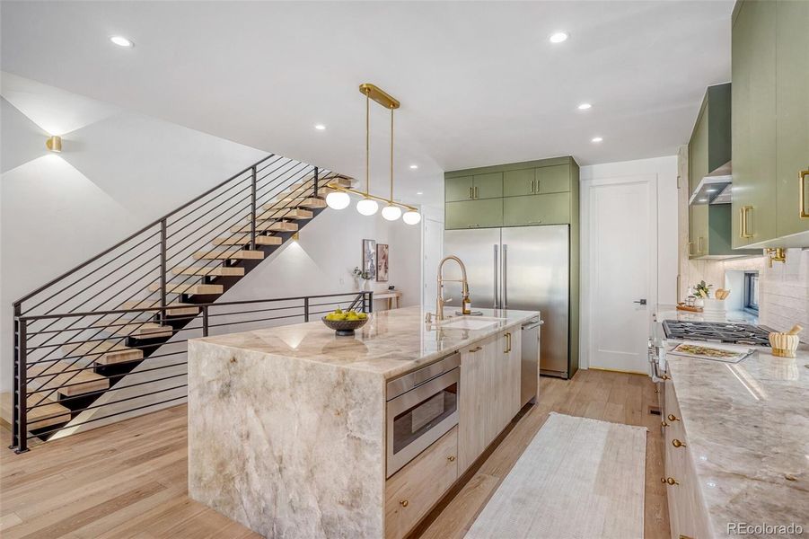 Furnished interior view inside a new home in , Denver (Image 41).