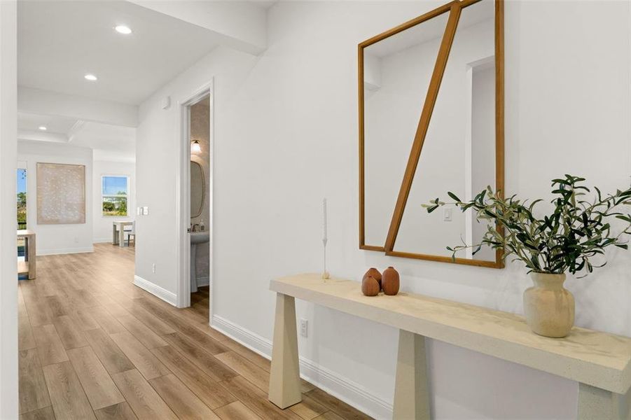 Furnished interior view inside a new home in , Punta Gorda (Image 6).