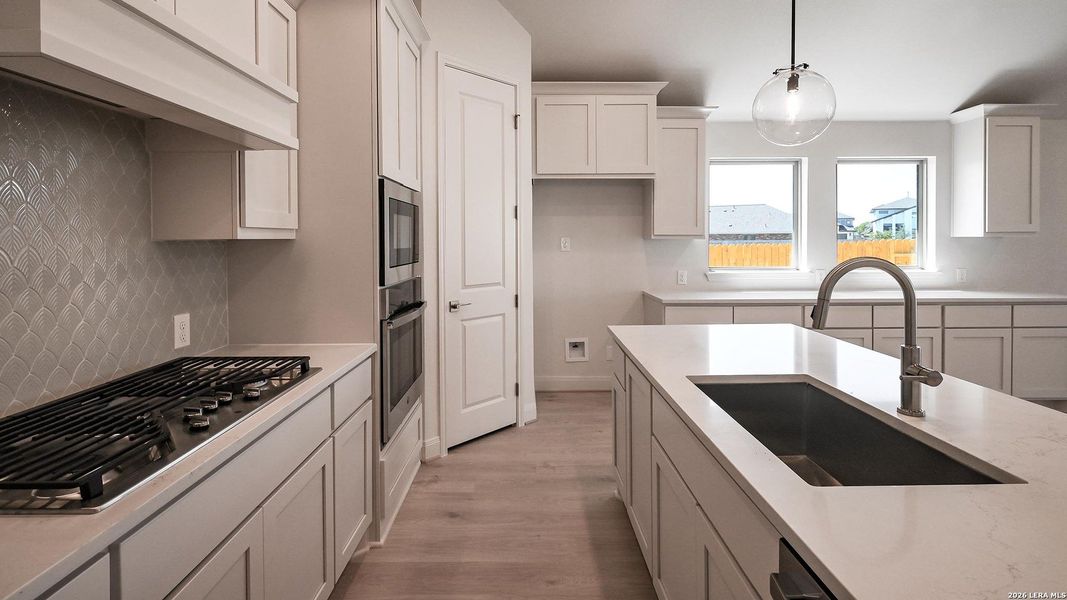 Furnished interior view inside a new home in Meadows of Mill Creek, Seguin (Image 12).