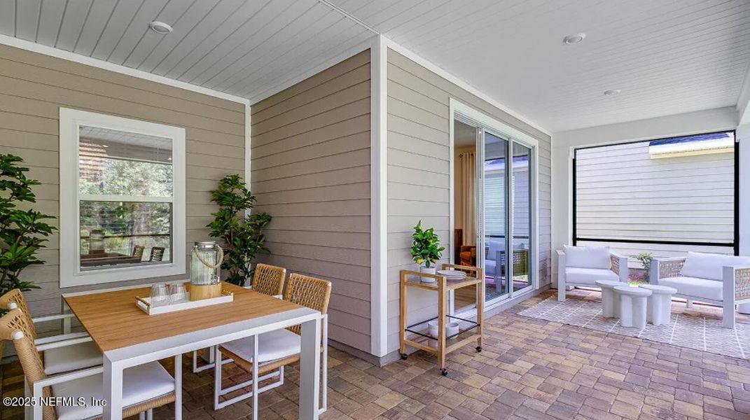 Furnished interior view inside a new home in Russell Retreat, Green Cove Springs (Image 12).