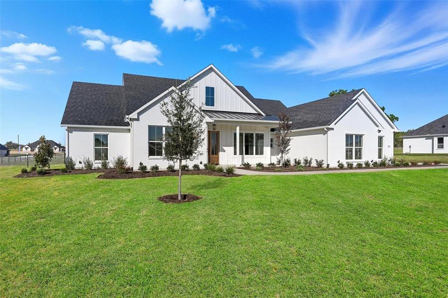 Front exterior of a new home in , Boyd, TX, highlighting curb appeal (Image 24).