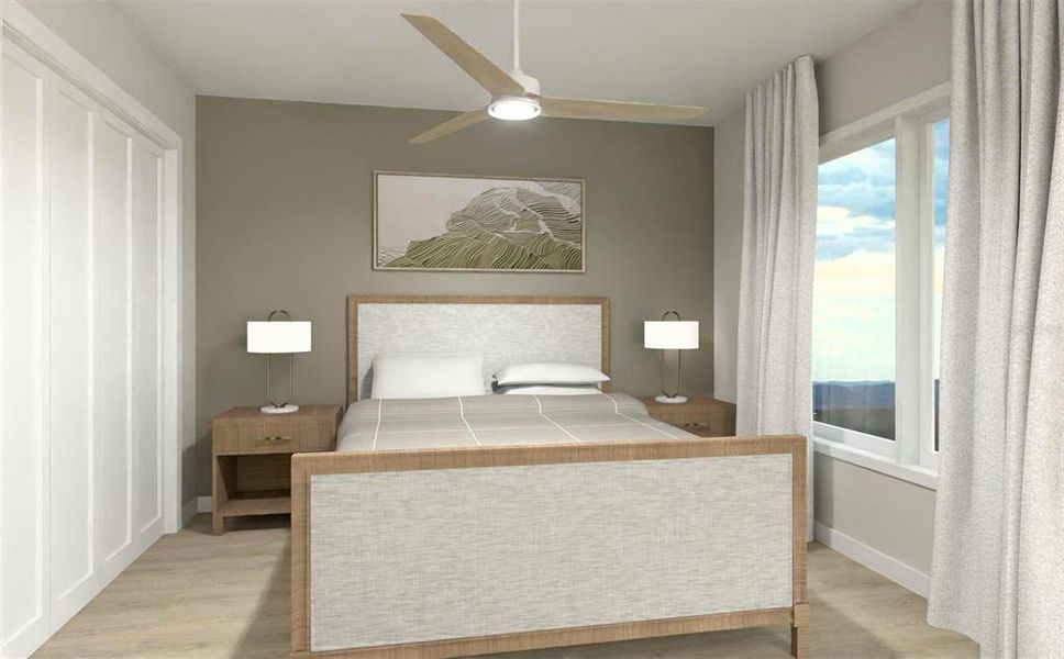 Furnished interior view inside a new home in , Longwood (Image 10).