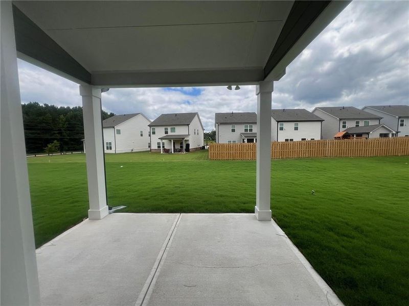 Exterior details and patio area of a home in Crofton Place Enclave, Snellville (Image 3).