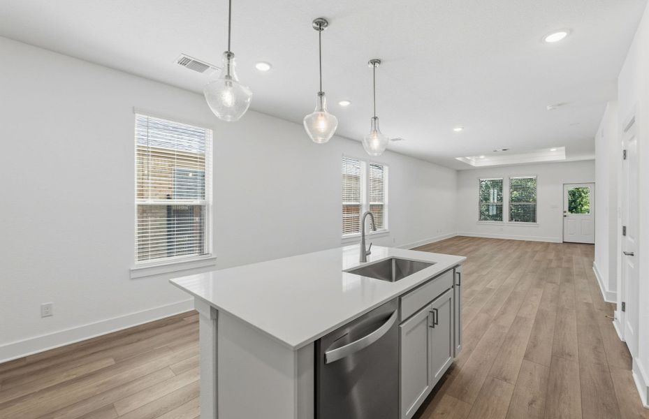 Furnished interior view inside a new home in Saddleback at Santa Rita Ranch, Liberty Hill (Image 5).