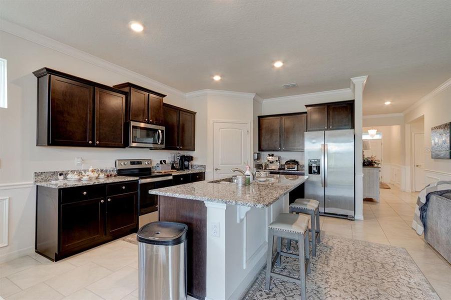 Furnished interior view inside a new home in , New Smyrna Beach (Image 20).