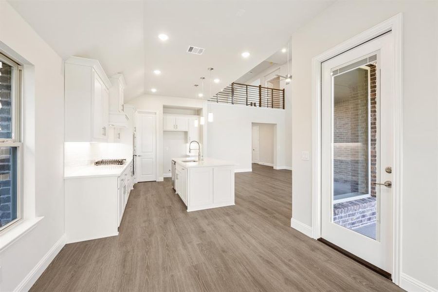 Furnished interior view inside a new home in Creekview Meadows, Pilot Point (Image 8).
