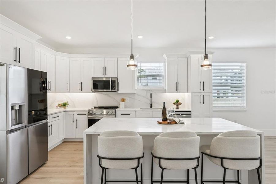 Furnished interior view inside a new home in , Tampa (Image 18).