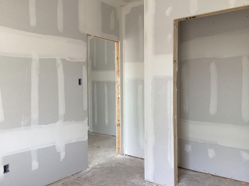 In-progress construction of a new home in Lariat, Liberty Hill, TX (Image 34).