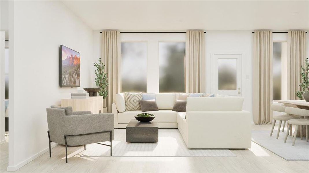 View of living area View of living area