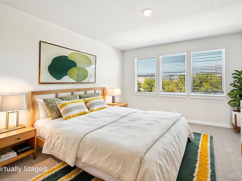 Furnished interior view inside a new home in Spring Brook Village - City Series, Houston (Image 9).