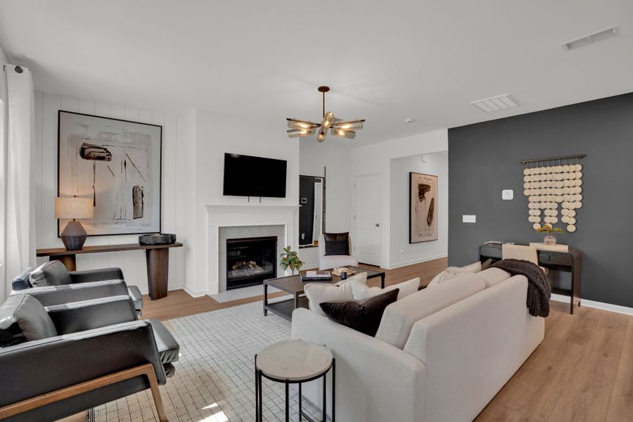 Furnished interior view inside a new home in Grand Arbor, Blythewood (Image 41).