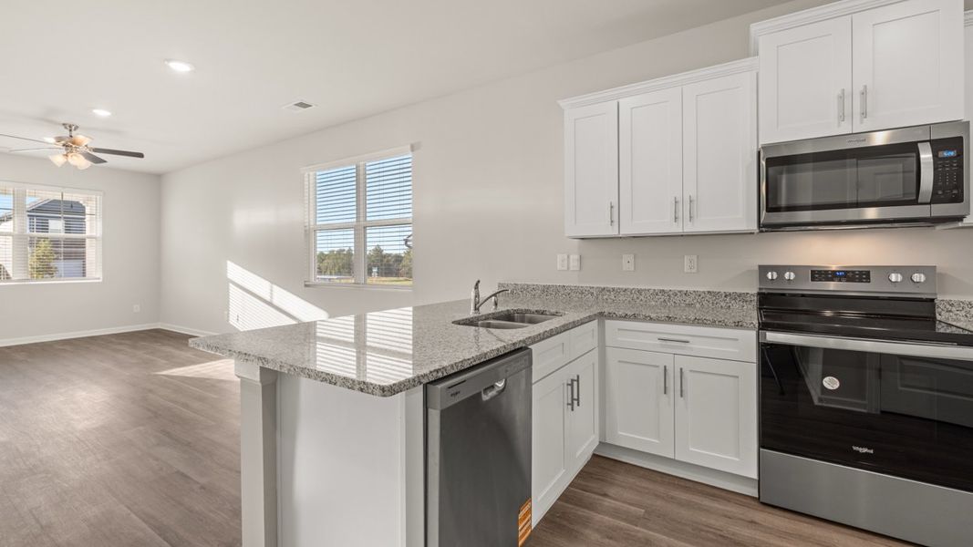Furnished interior view inside a new home in Bellemeade Landing, Augusta (Image 7). Furnished interior view inside a new home in Bellemeade Landing, Augusta (Image 7).