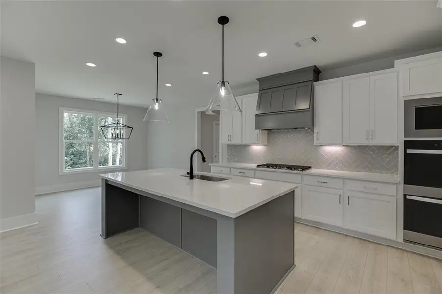 Furnished interior view inside a new home in , Buford (Image 8).