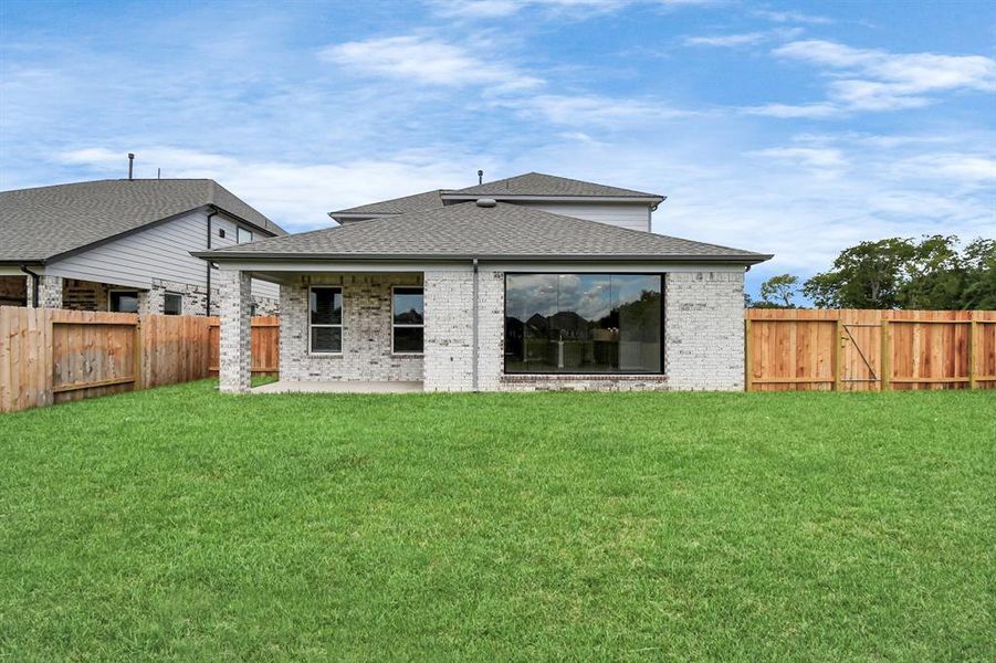 Backyard retreat, offering an abundance of space for kids to play and explore. The possibilities are endless in this outdoor haven, where the joy of open-air activities and family gatherings awaits.