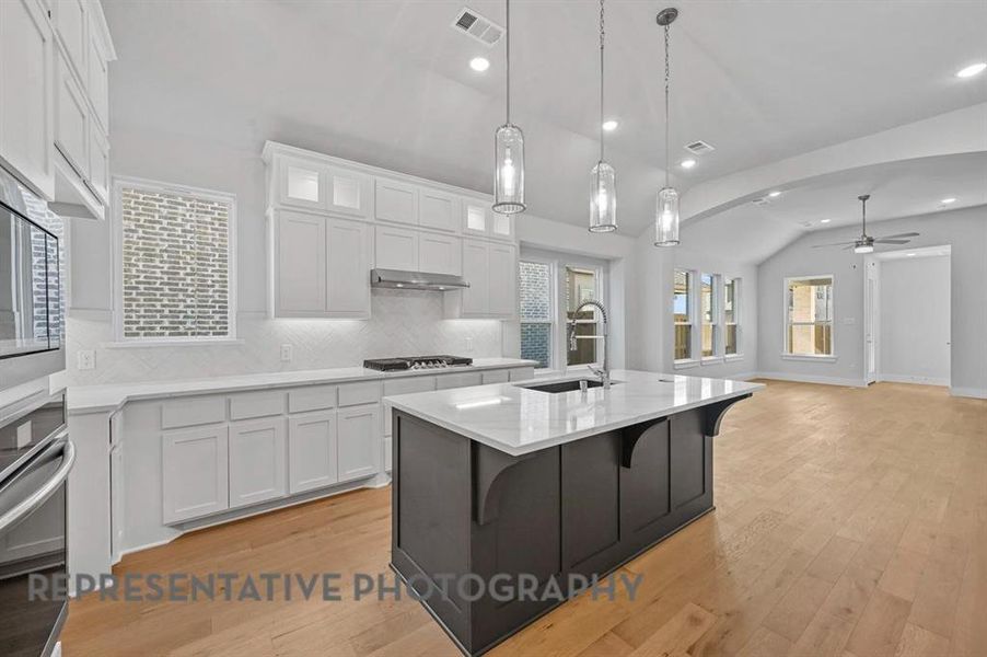Furnished interior view inside a new home in The Parks at Wilson Creek, Celina (Image 10).