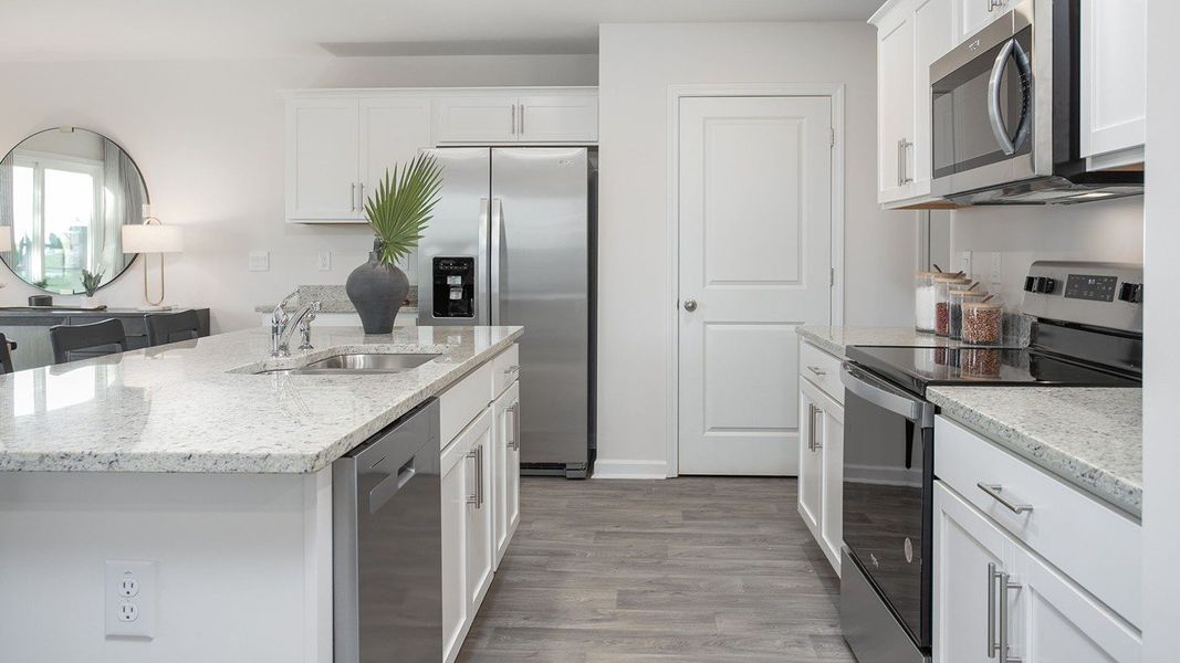 Furnished interior view inside a new home in Fishel Village, Winston-Salem (Image 7).