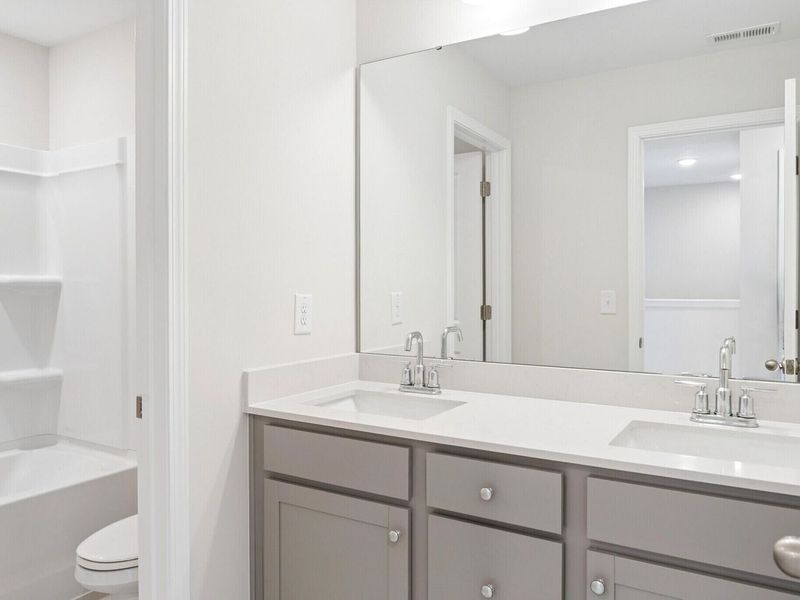 Furnished interior view inside a new home in Forestville Yard Townhomes, Knightdale (Image 6).