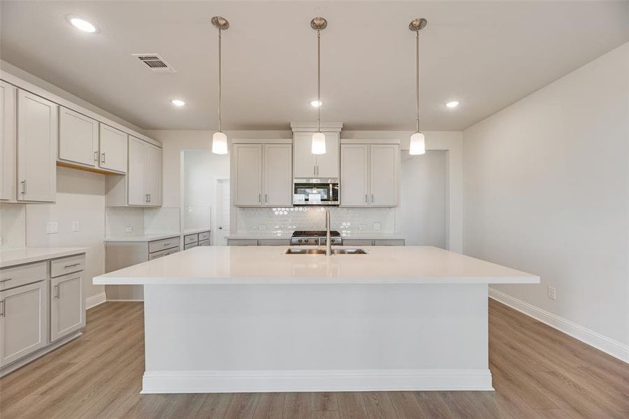 Furnished interior view inside a new home in Sutton Fields, Celina (Image 7). Furnished interior view inside a new home in Sutton Fields, Celina (Image 7).