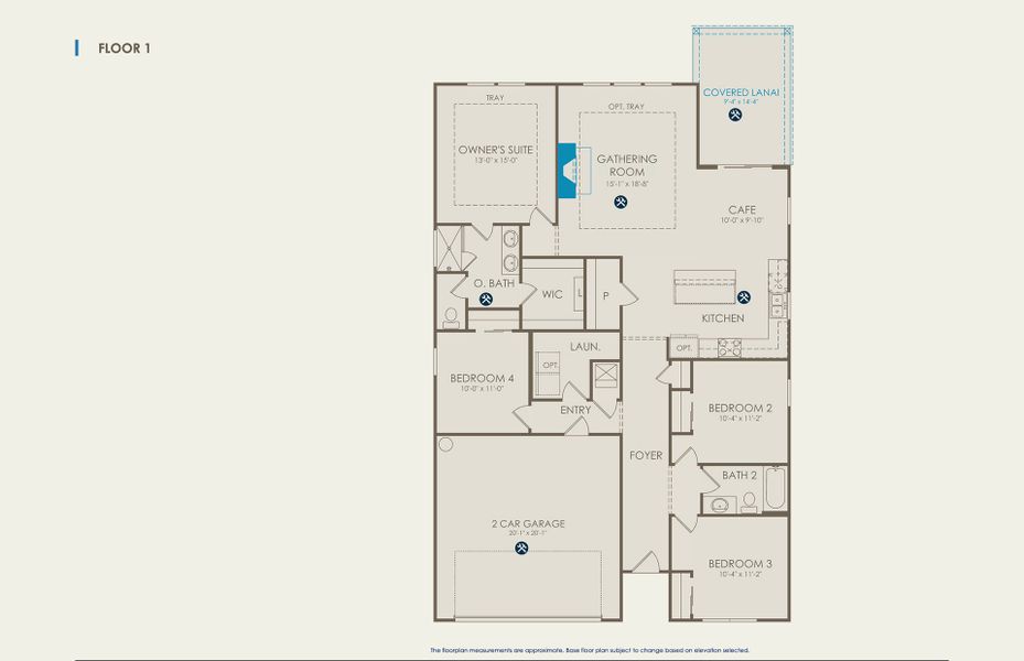 Heston Floor Plan, Quick Move-In Home, Floor 1 Heston Floor Plan, Quick Move-In Home, Floor 1