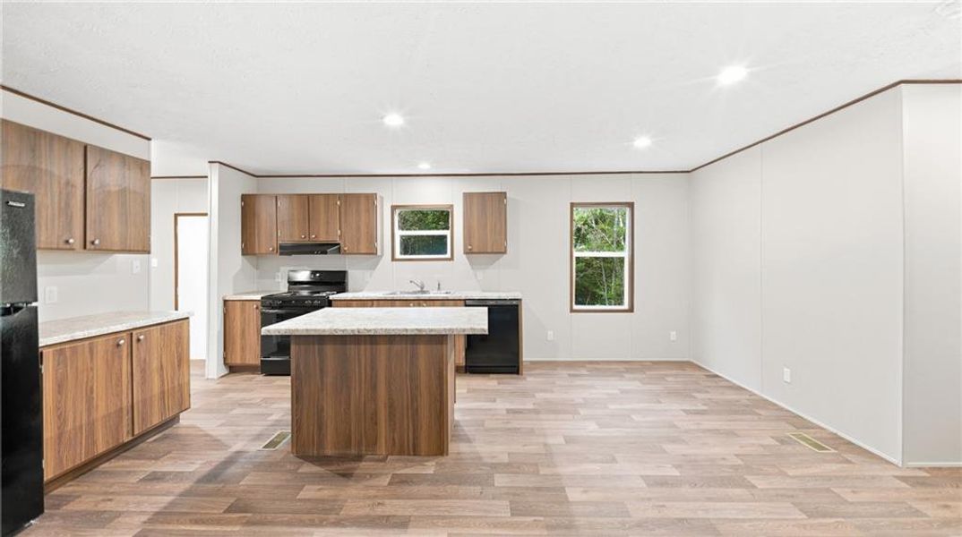 Furnished interior view inside a new home in , Ringgold (Image 8).
