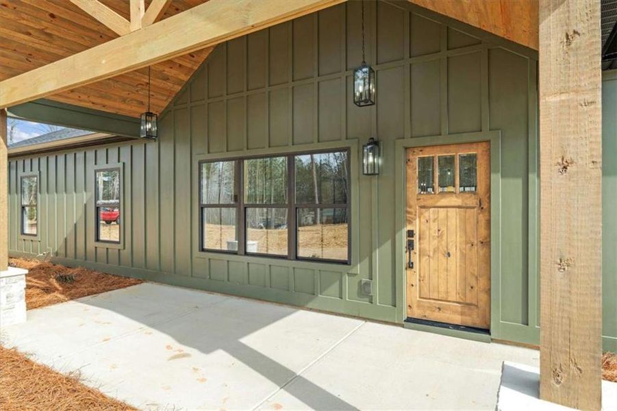 Exterior details and patio area of a home in , Waco (Image 29).