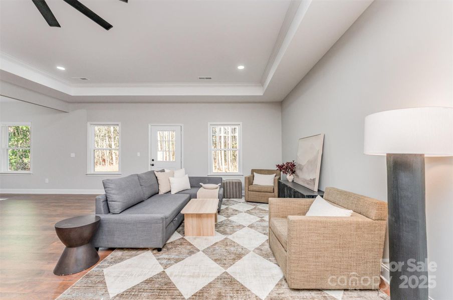 Furnished interior view inside a new home in , Gastonia (Image 17).