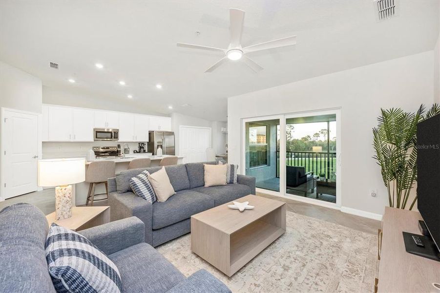 Furnished interior view inside a new home in , Venice (Image 30).