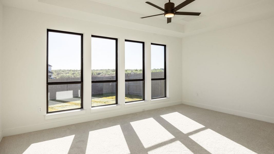 Spacious, unfurnished interior of a new home in Easton Park 60', Austin (Image 8).