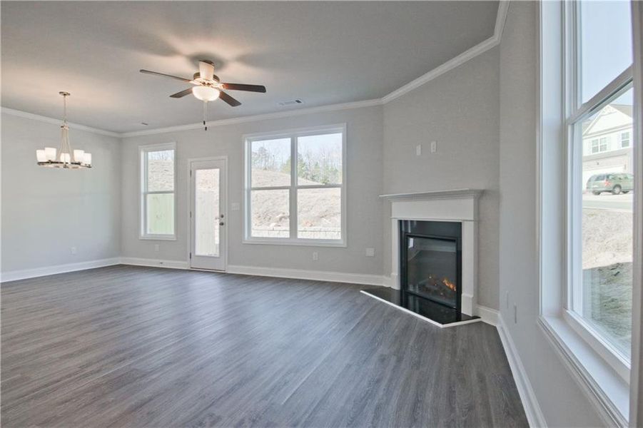 Spacious, unfurnished interior of a new home in Somerset at Riverbrook, Gainesville (Image 14).