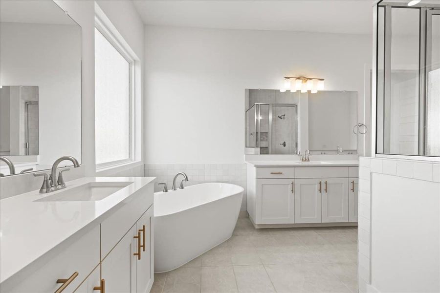 Furnished interior view inside a new home in Sunfield, Buda (Image 13).