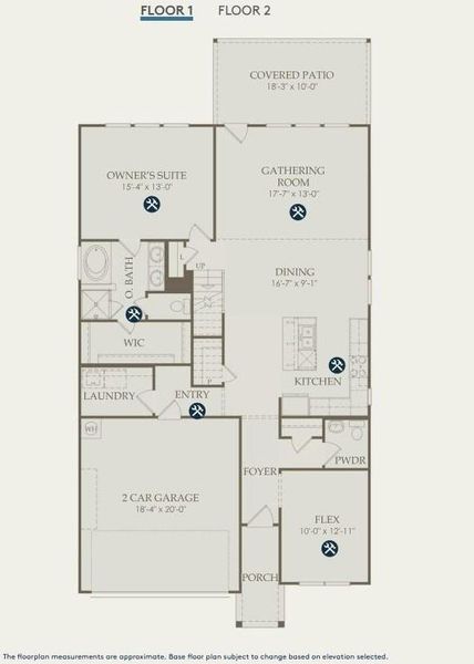 2D floor plan layout of this home in Ryehill, Sugar Land, TX (Image 2). 2D floor plan layout of this home in Ryehill, Sugar Land, TX (Image 2).