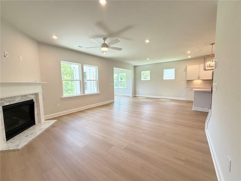 Spacious, unfurnished interior of a new home in Berkeley Mill, Cumming (Image 14).