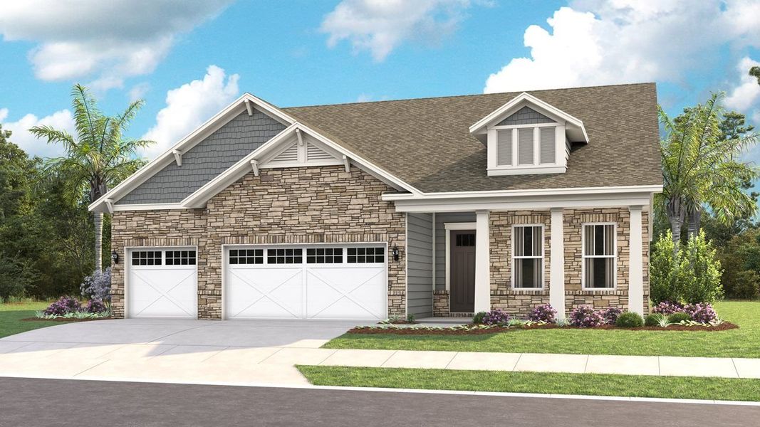 BS-Craftsman Stone Elevation