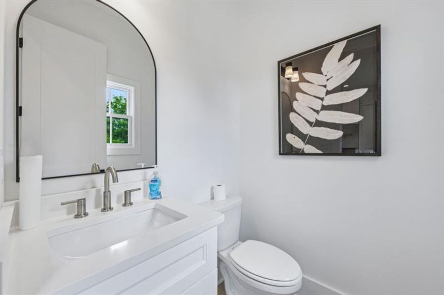 Furnished interior view inside a new home in Skyview On Broad, Sugar Hill (Image 35).