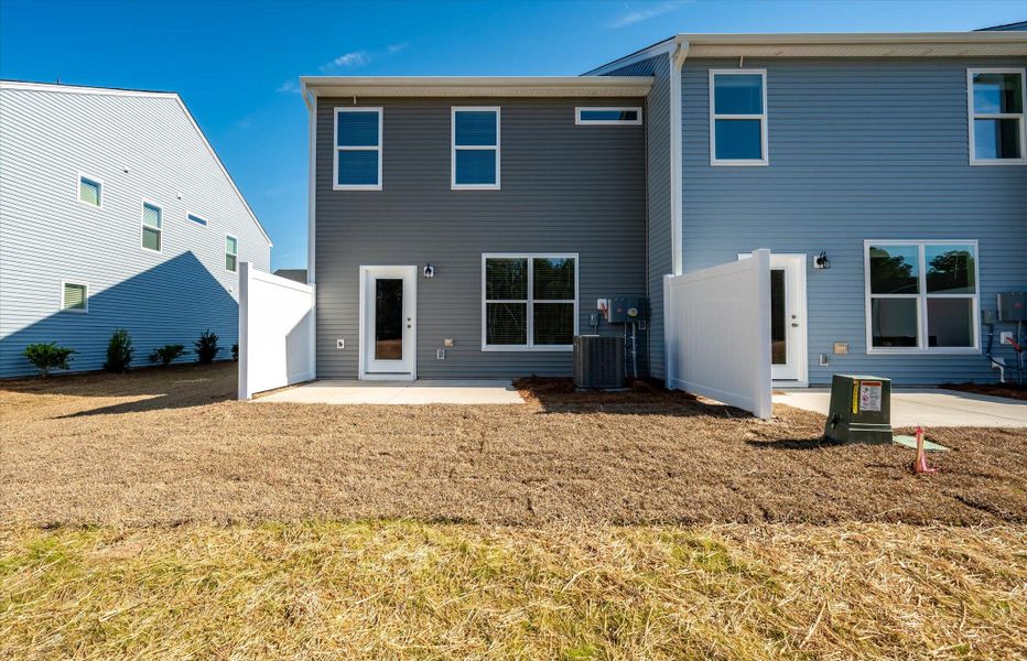 Exterior details and patio area of a home in The Landings at Montague, Goose Creek (Image 4).