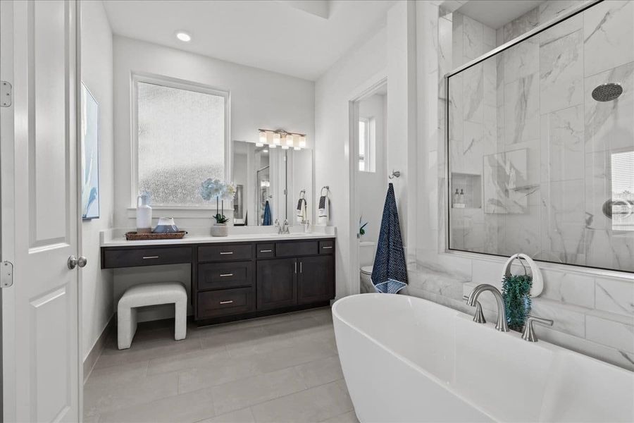 Furnished interior view inside a new home in Sunfield, Buda (Image 34).