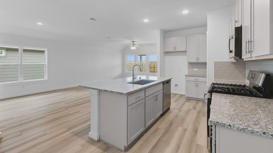 Furnished interior view inside a new home in Mostyn Springs, Magnolia (Image 15).