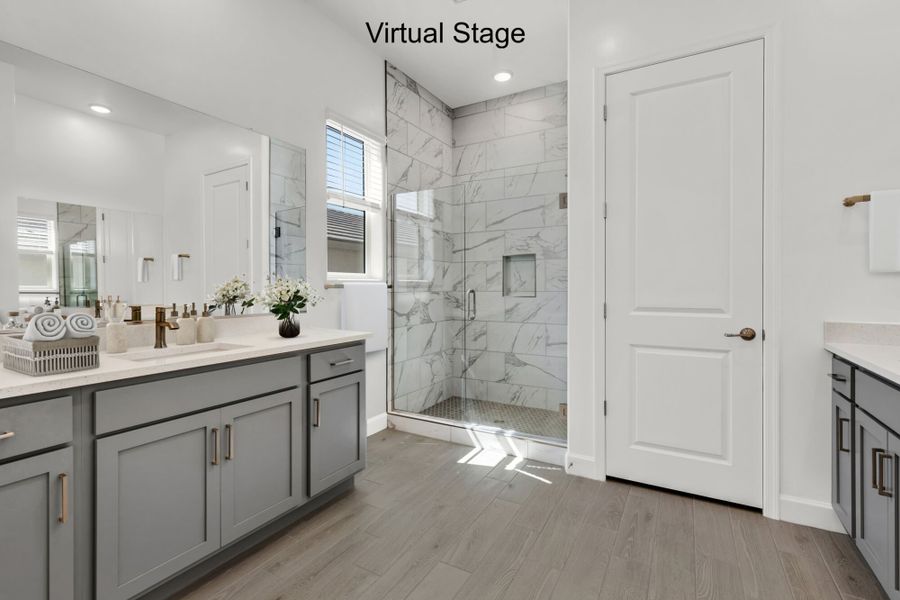 Furnished interior view inside a new home in Saguaro Reserve II, Marana (Image 10).