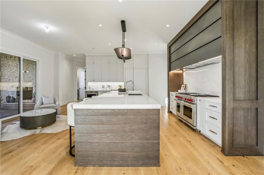 Furnished interior view inside a new home in , Atlanta (Image 31).