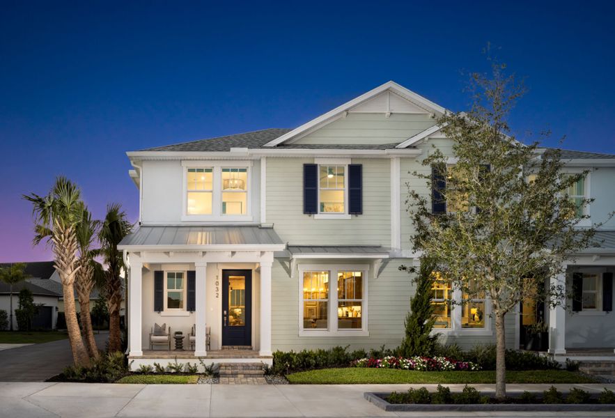 Representative exterior photo of a completed home built from the Paris by Mattamy Homes in Newfield, Palm City, FL (Image 18). Representative exterior photo of a completed home built from the Paris by Mattamy Homes in Newfield, Palm City, FL (Image 18).