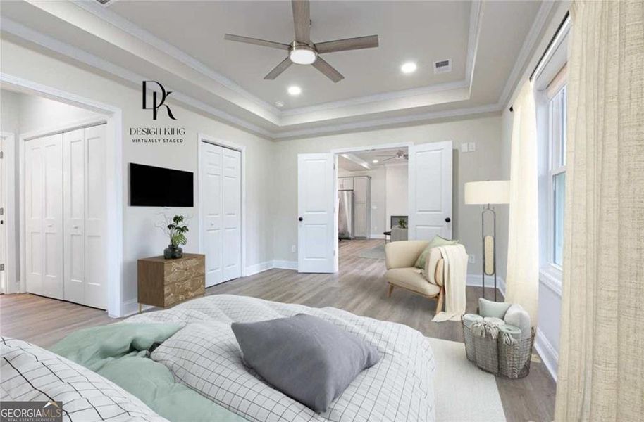 Furnished interior view inside a new home in , Atlanta (Image 5).