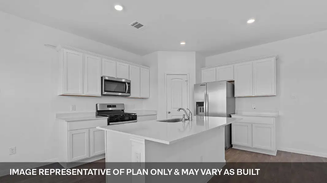 Furnished interior view inside a new home in Southgrove, Kyle (Image 3).