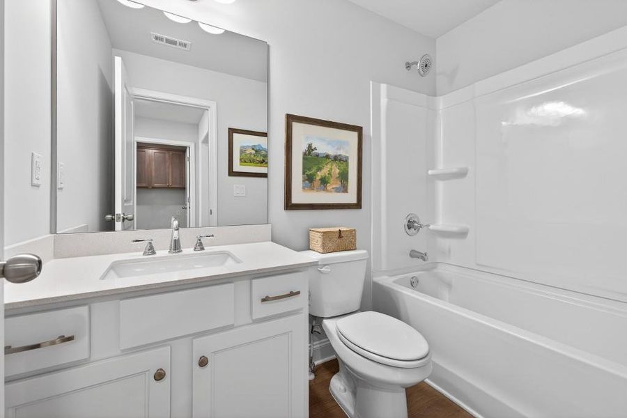 Furnished interior view inside a new home in , Suwanee (Image 18).